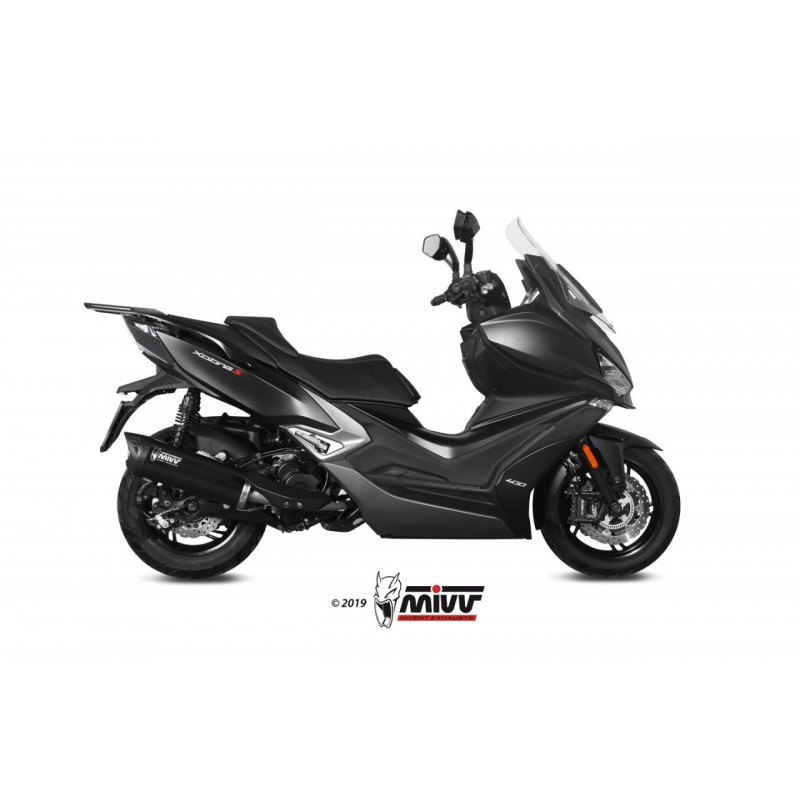 MIVV MOVER Rvs zwart KYMCO XCITING 400i S 2019 - 2020