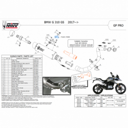 MIVV GPpro Black BMW G 310 GS 18-22