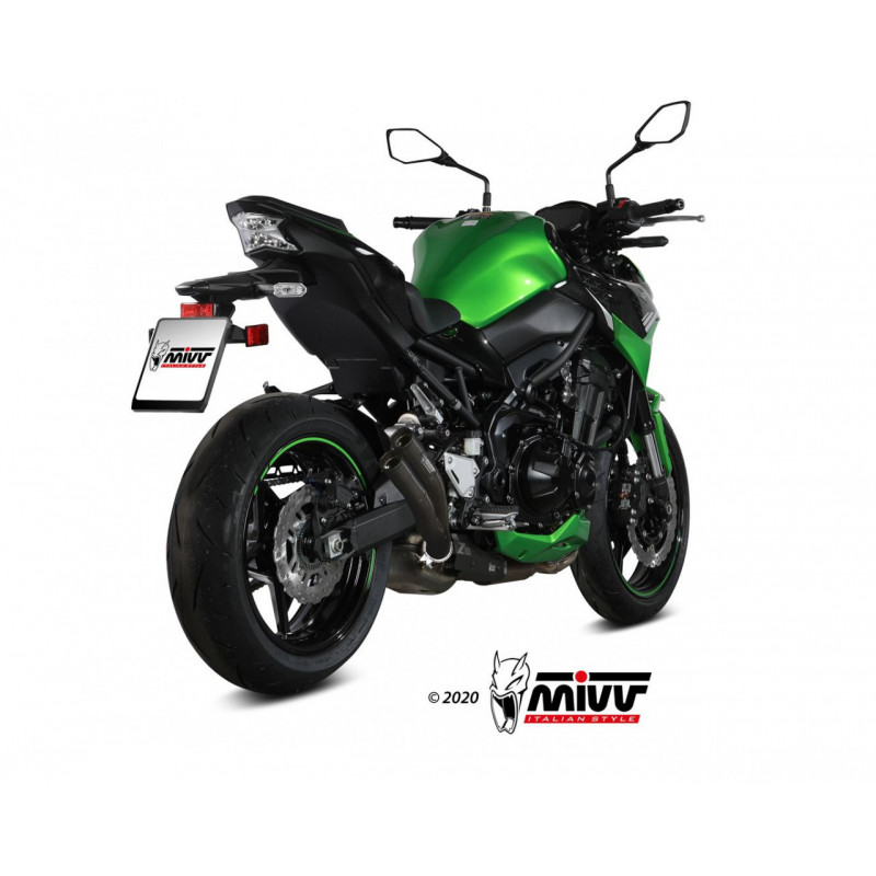 MIVV Double Gun Titanium Kawasaki Z 900 20-22