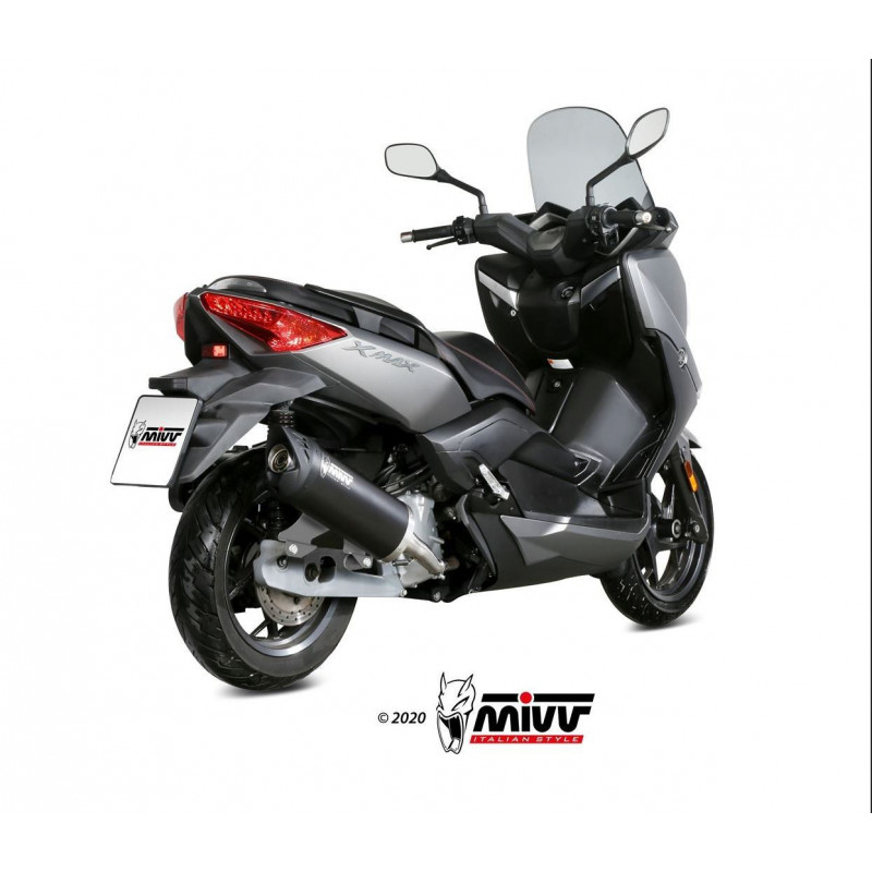 MIVV MOVER Rvs zwart YAMAHA X-MAX 125 17-20