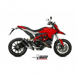 MIVV MK3 Rvs zwart Ducati Hypermotard 939 16-18