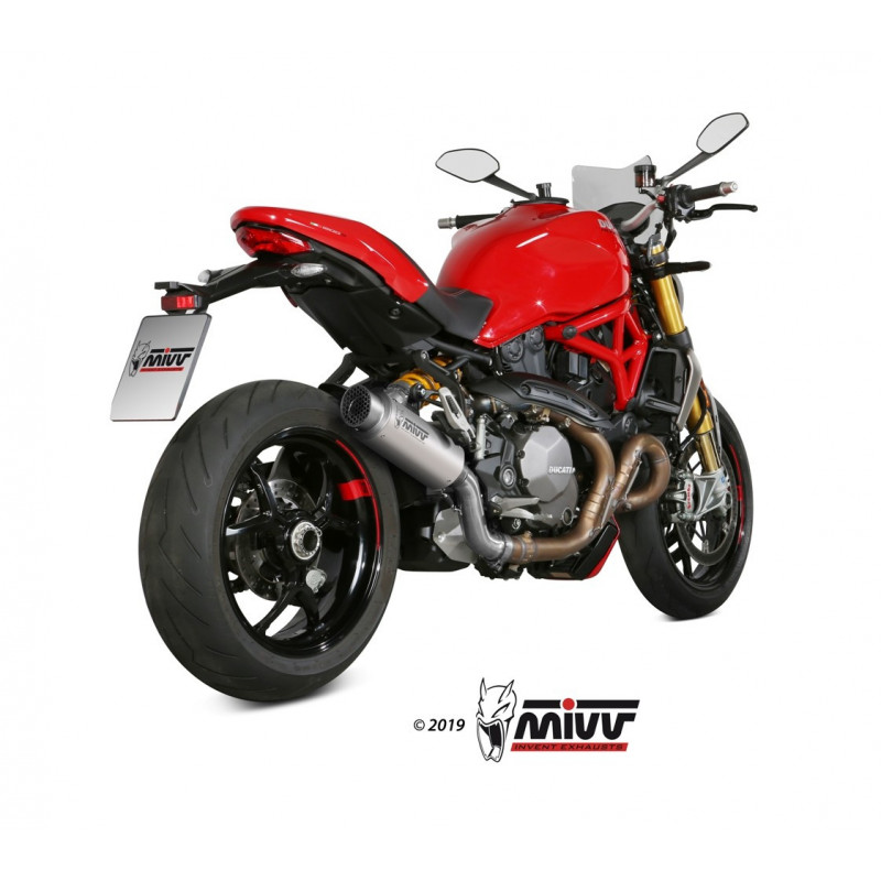 MIVV GPpro STEEL BLACK DUCATI MONSTER 821/1200 17-21
