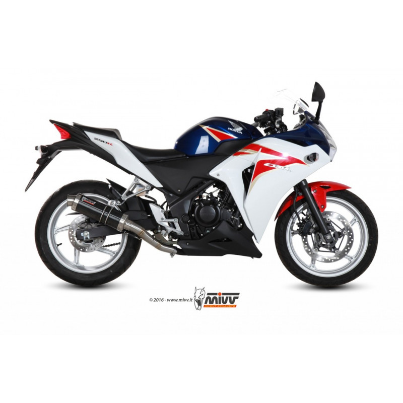MIVV GP Rvs zwart Honda CBR 250 R ´11/16