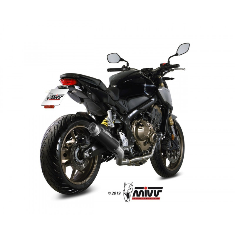 MIVV GPPro Carbon met Catalysator Honda CBR 650 R ´19-22/Honda CB 650 R ´19-22