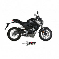 MIVV MK3 Rvs zwart HONDA CB 125 R 18-20