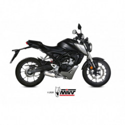 MIVV Compleet systeem MK3 Rvs HONDA CB 125 R 18-20