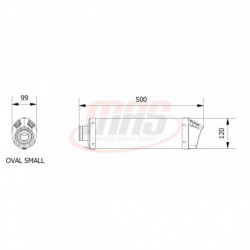 MIVV Oval Titanium Kawasaki Versys 650 ´15/18