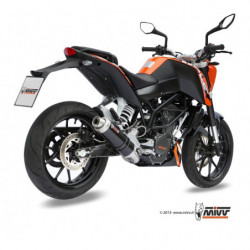 MIVV GP Rvs zwart KTM 125 Duke ´11/16 - KTM 200 Duke ´12/14