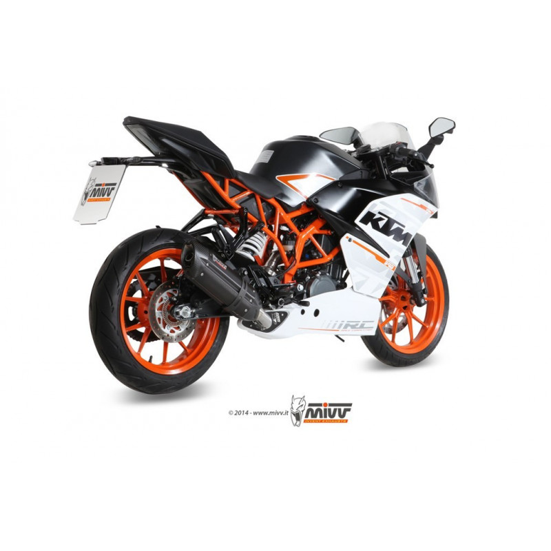 MIVV Suono Rvs zwart KTM RC 390 ´14/16