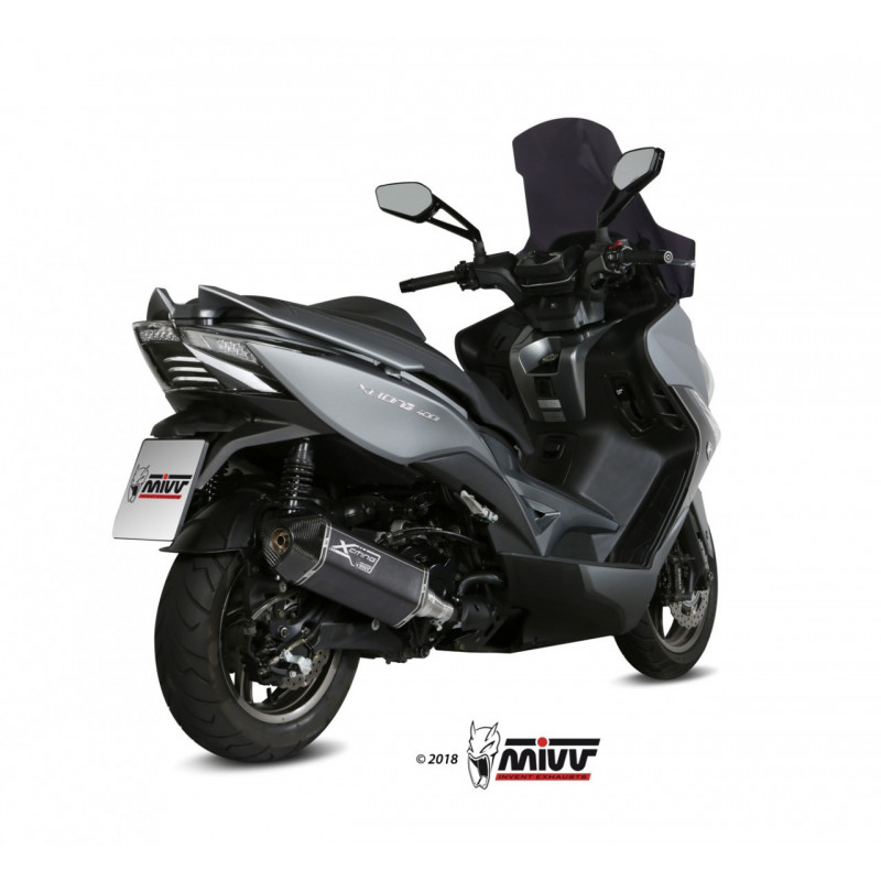 MIVV incl. Katalysator Speed Edge Black Steel KYMCO XCITING 400 2013 -