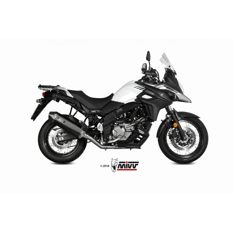 MIVV Speed Edge Black Steel SUZUKI DL V-STROM 650 2017 -