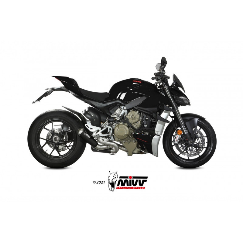 MIVV X-M1 Rvs zwart DUCATI STREETFIGHTER V4 20-22
