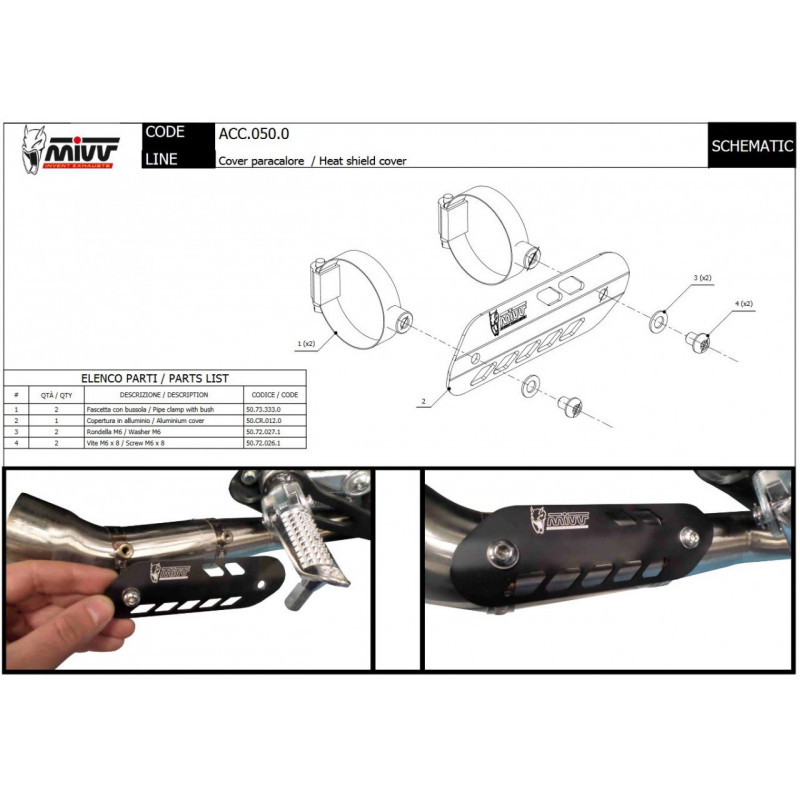 ACC.050.0 - MIVV Abdeckung Rvs zwart