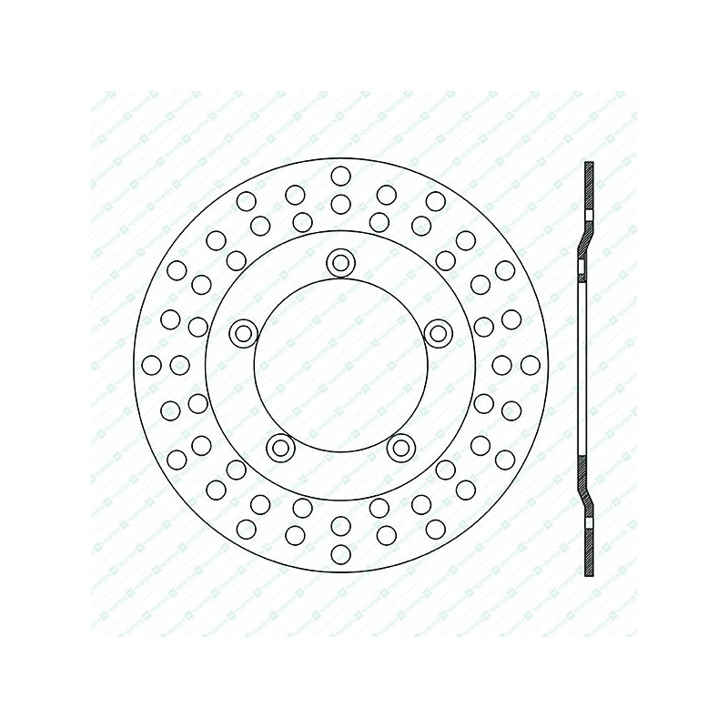 DF4005A-Newfren stalen remschijf star