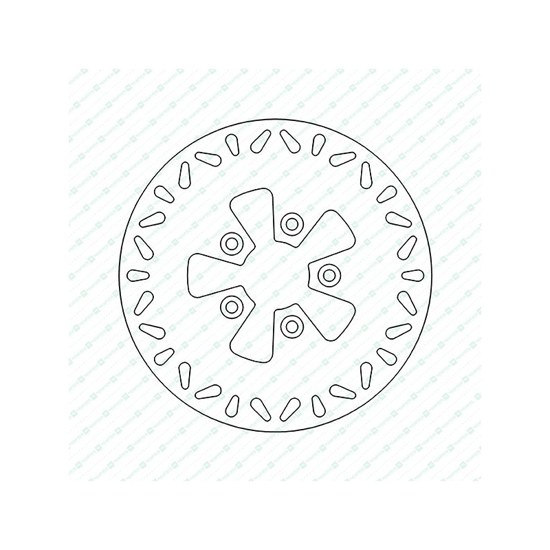 DF4028A-Newfren stalen remschijf star