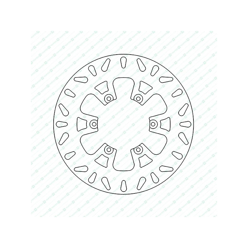 DF4029A-Newfren stalen remschijf star