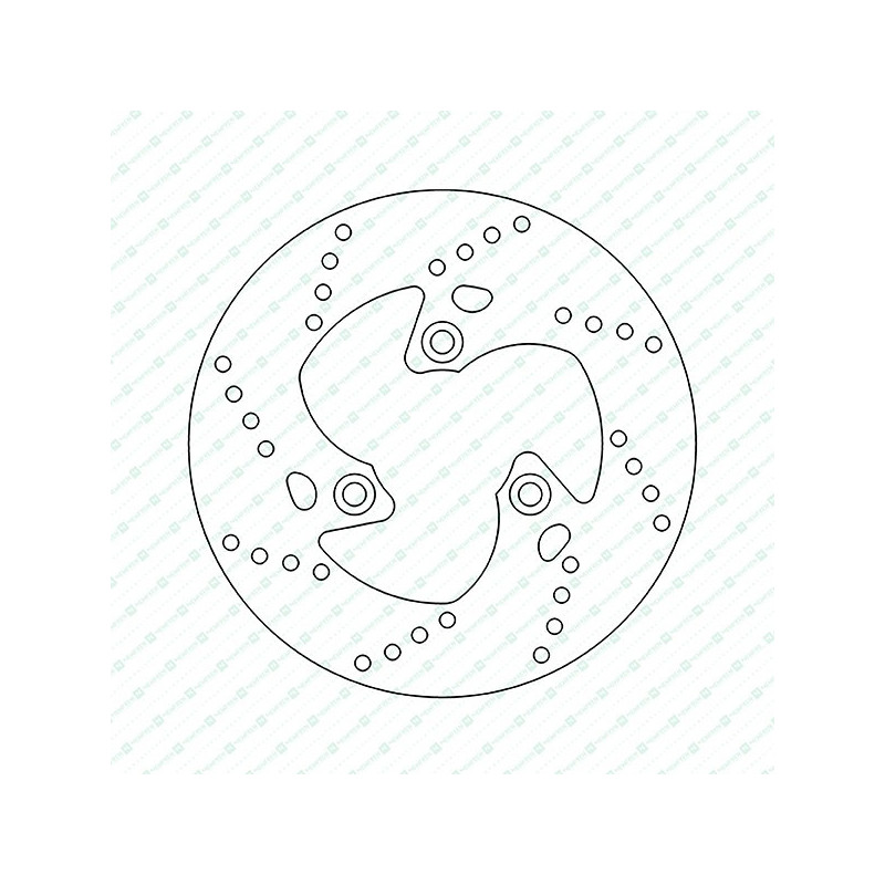 DF4033A-Newfren stalen remschijf star