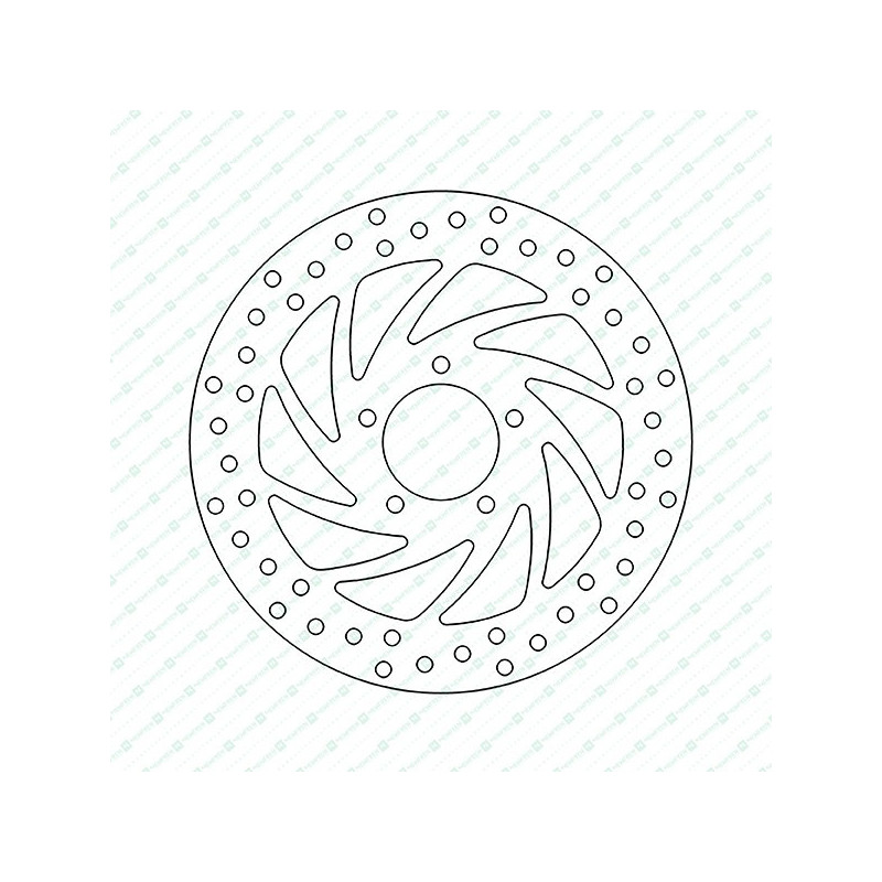 DF4038A-Newfren stalen remschijf star