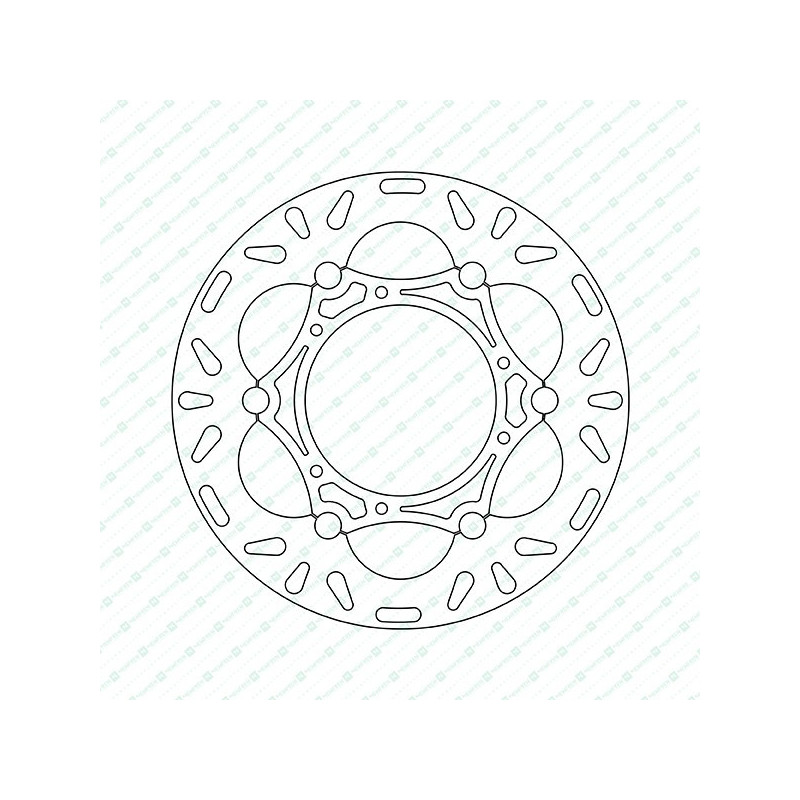 DF4051AF-Newfren zwevend gelagerde stalen remschijf