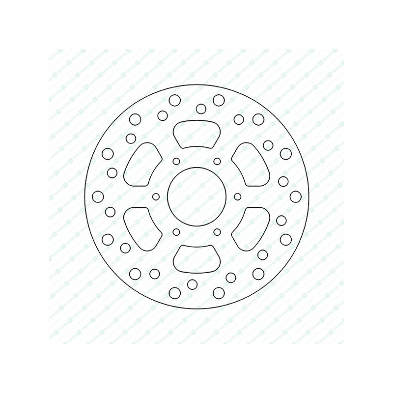 DF4053A-Newfren stalen remschijf star