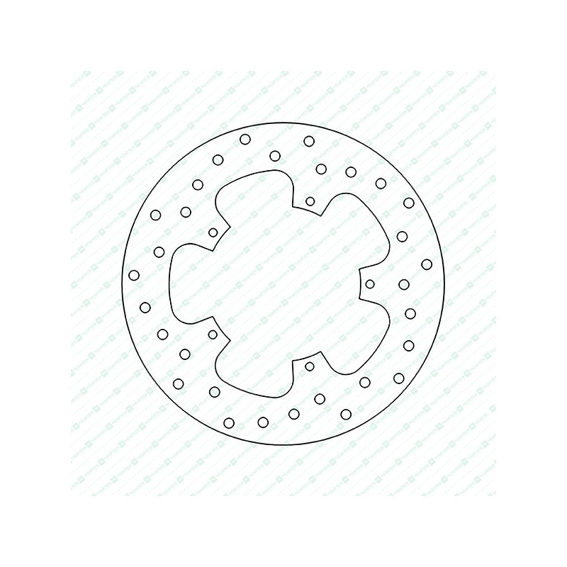 DF4056A-Newfren stalen remschijf star