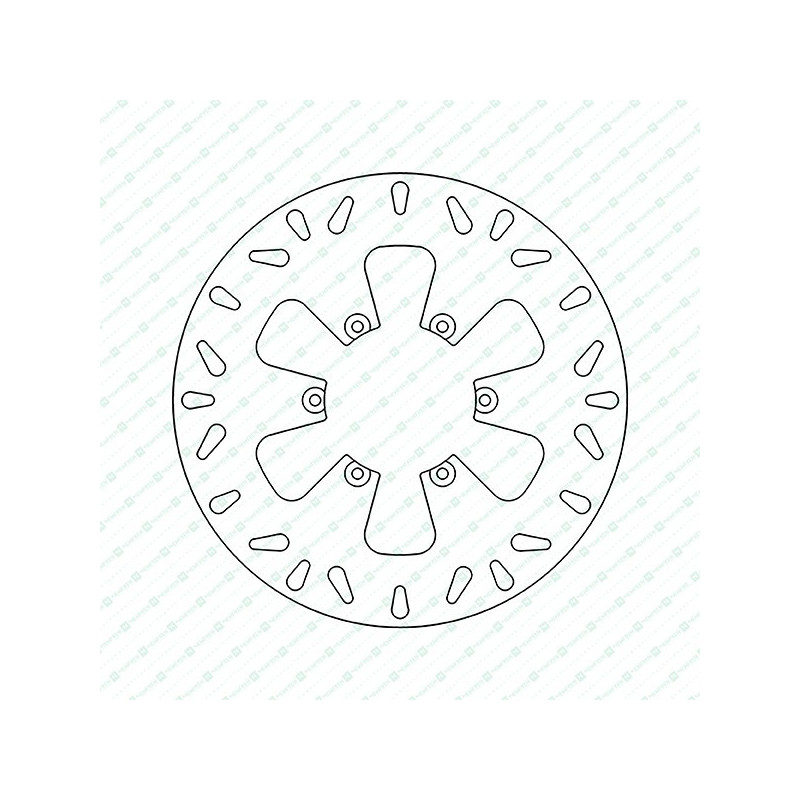 DF4061A-Newfren stalen remschijf star