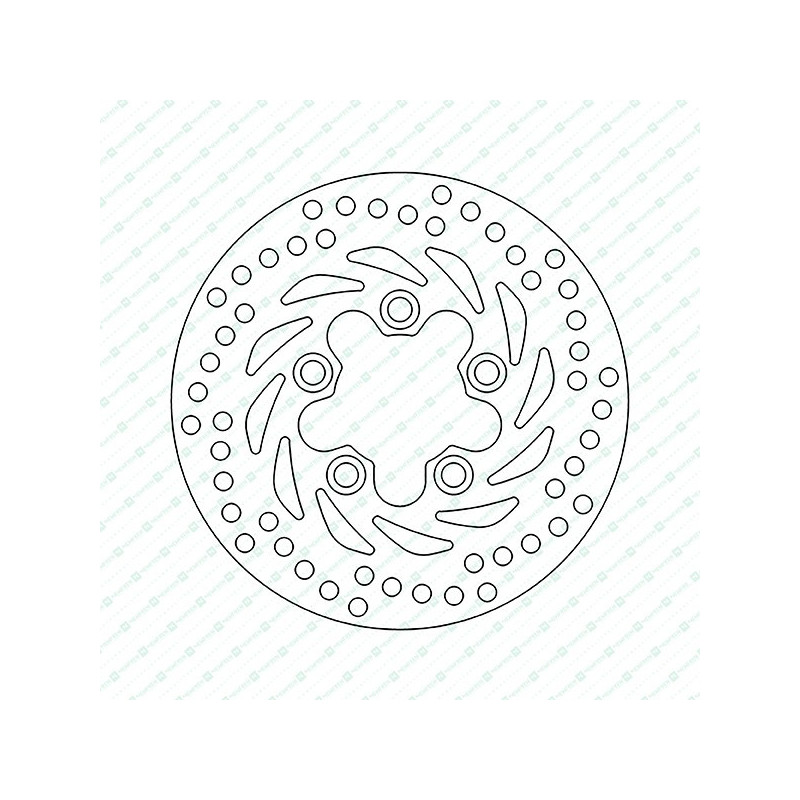 DF4065A-Newfren stalen remschijf star