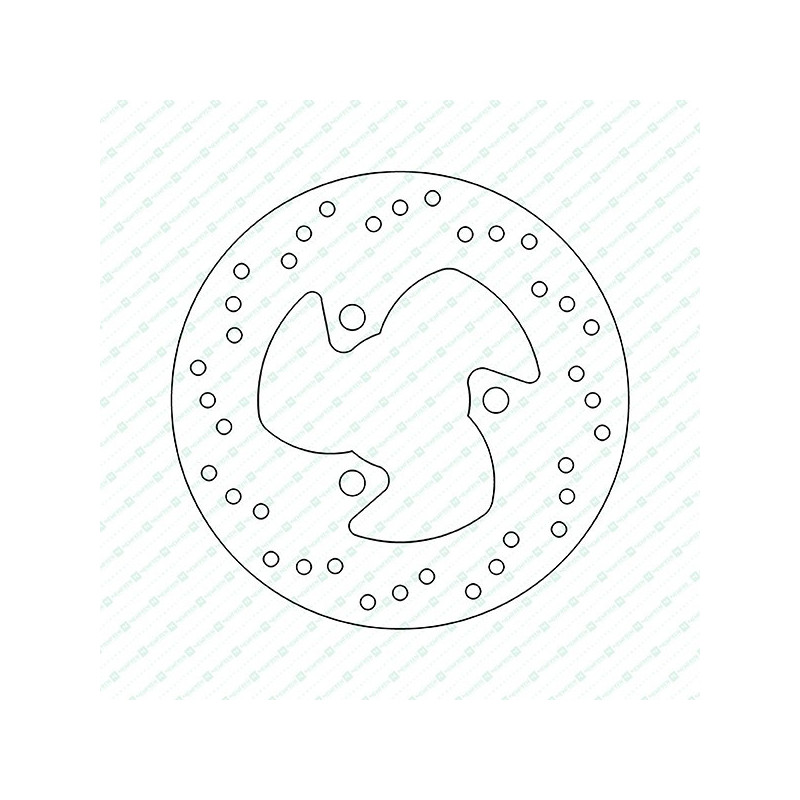 DF4066A-Newfren stalen remschijf star