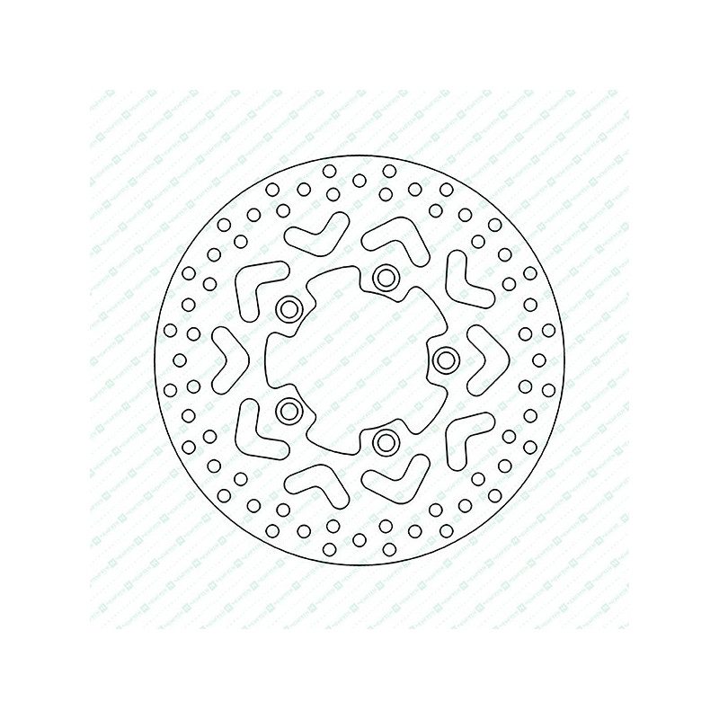 DF4080A-Newfren stalen remschijf star