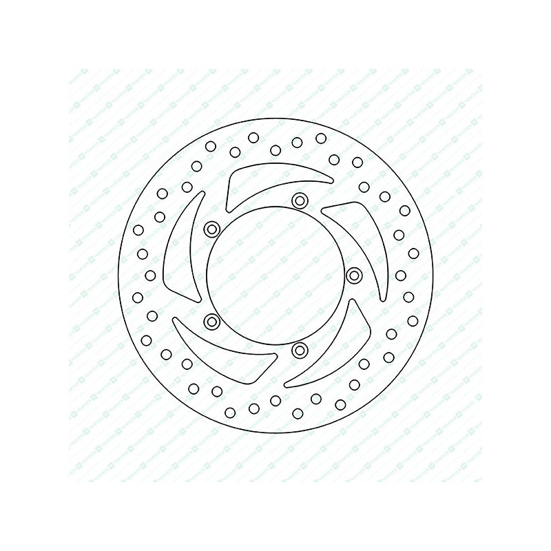 DF4092A-Newfren stalen remschijf star