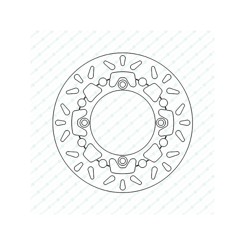 DF4093AF-Newfren zwevend gelagerde stalen remschijf