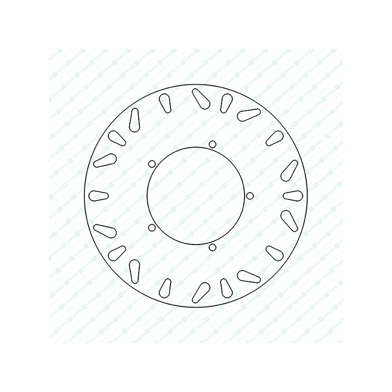 DF4102A-Newfren stalen remschijf star