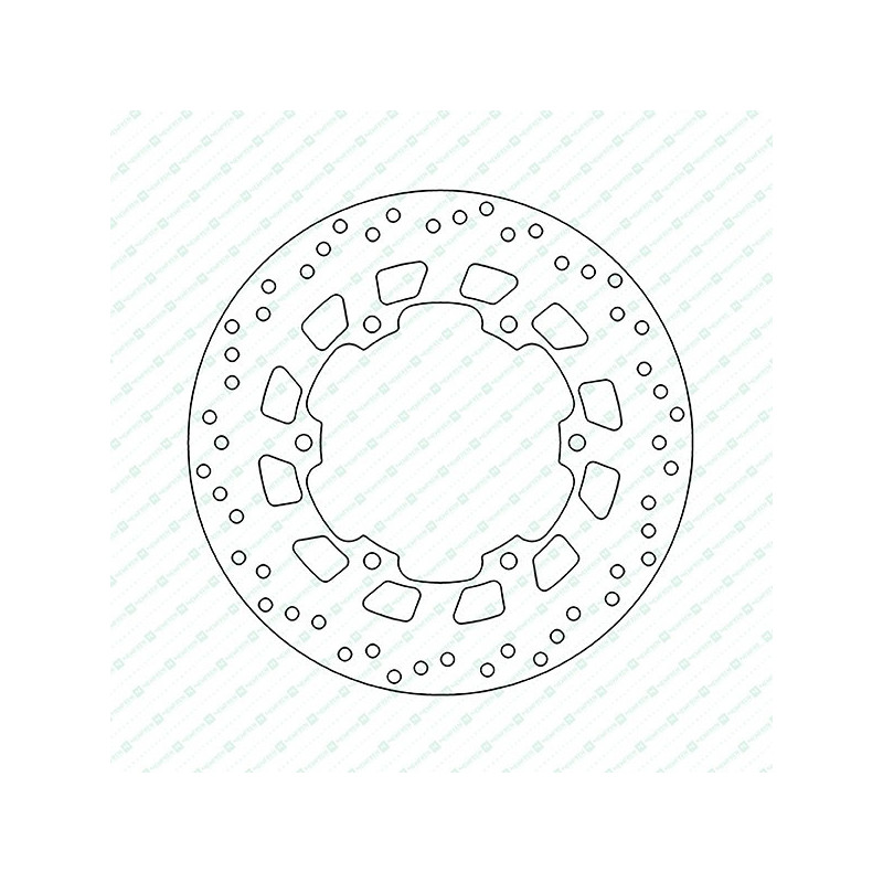 DF4114A-Newfren stalen remschijf star