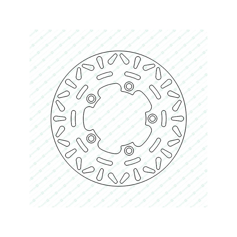 DF4118A-Newfren stalen remschijf star