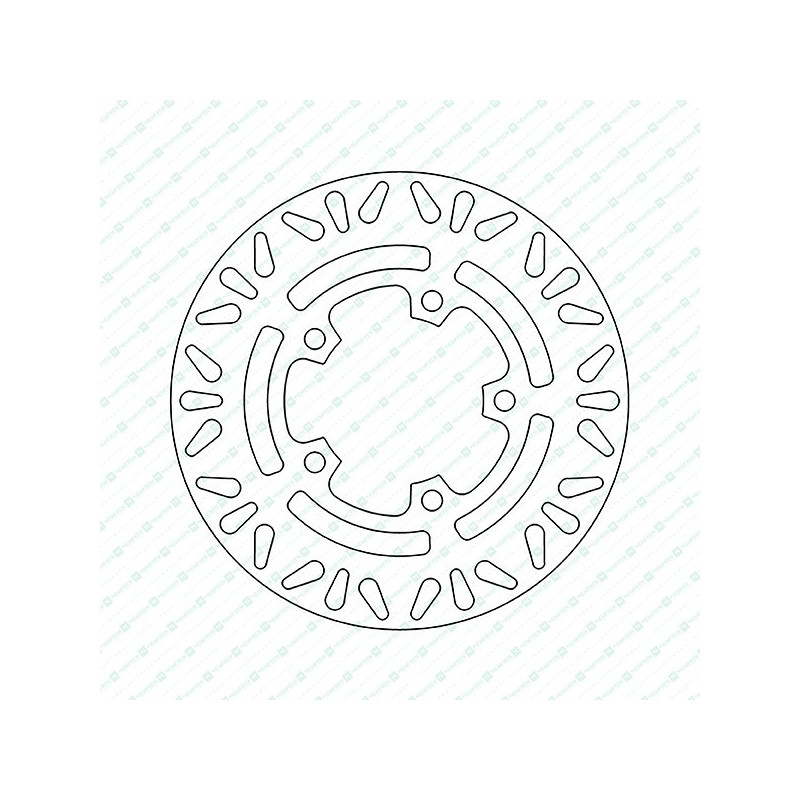 DF4119A-Newfren stalen remschijf star