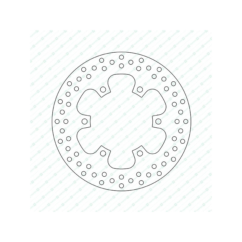 DF5004A-Newfren stalen remschijf star