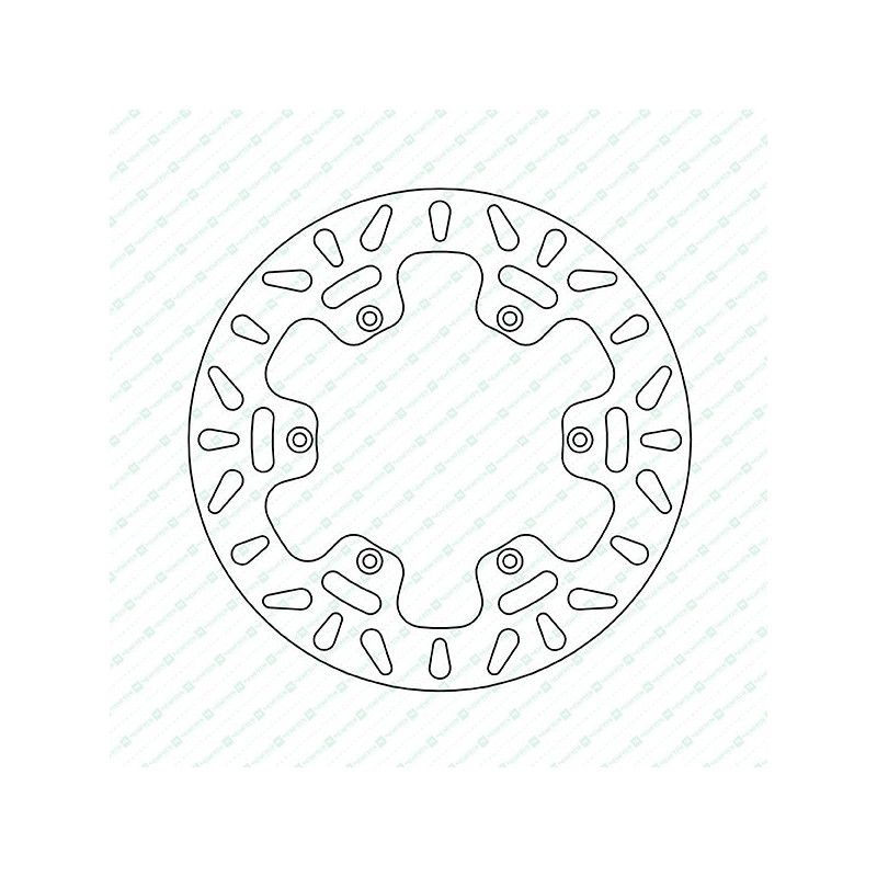 DF5029A-Newfren stalen remschijf star