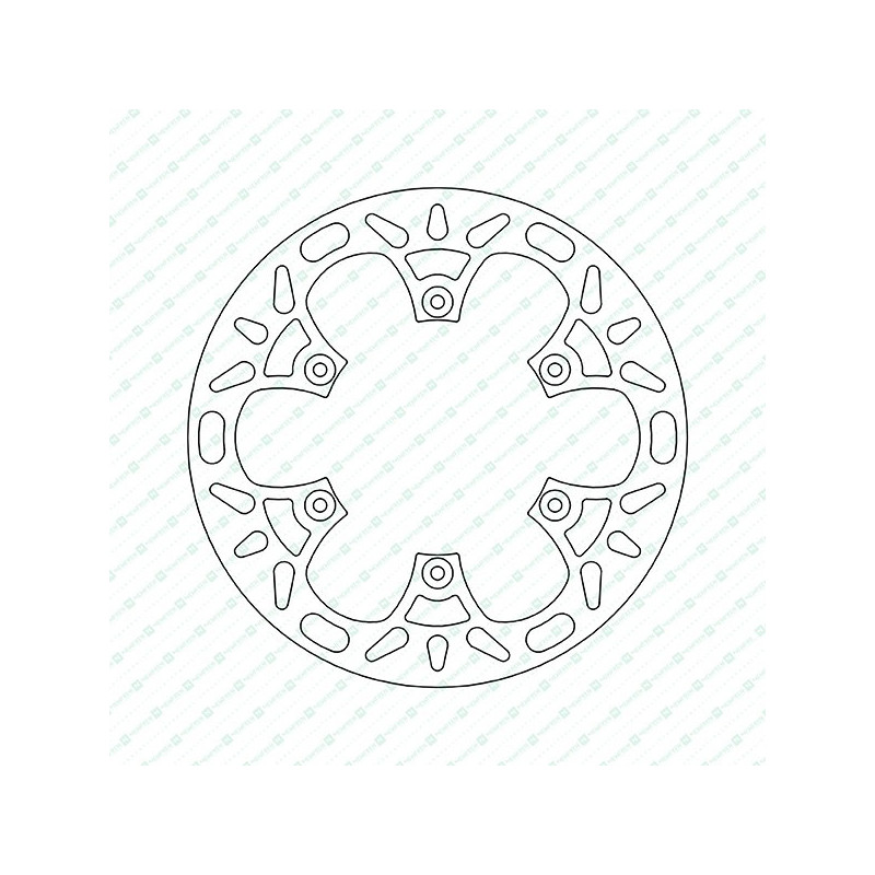 DF5049A-Newfren stalen remschijf star