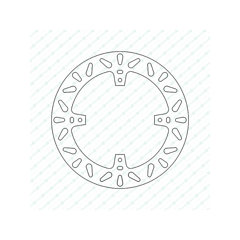 DF5054A-Newfren stalen remschijf star