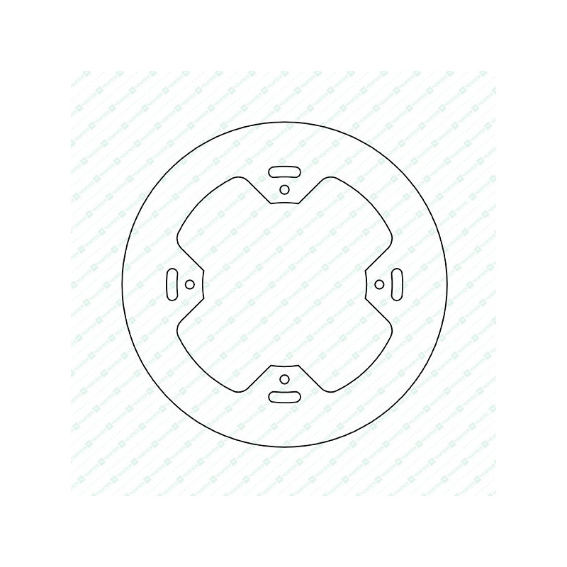 DF5054AP-Newfren stalen remschijf vaststaand