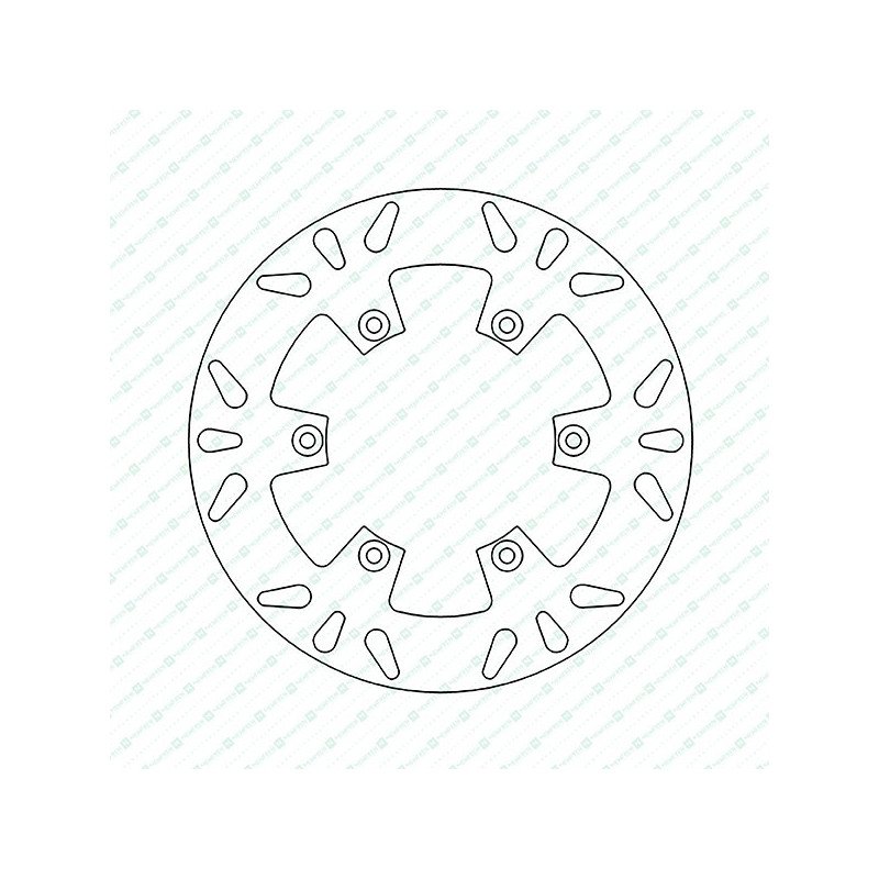 DF5057A-Newfren stalen remschijf star