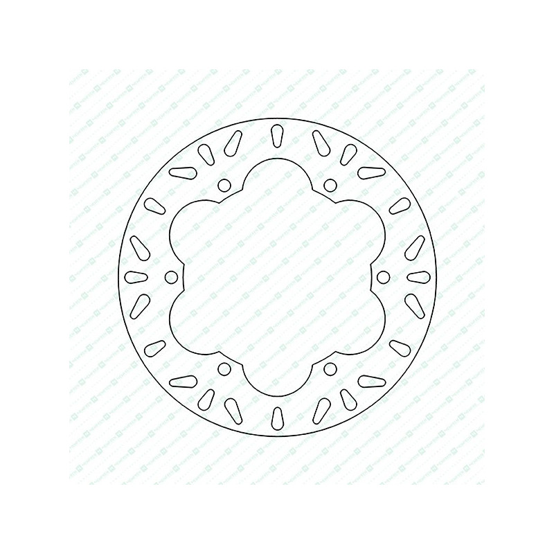 DF5063A-Newfren stalen remschijf star