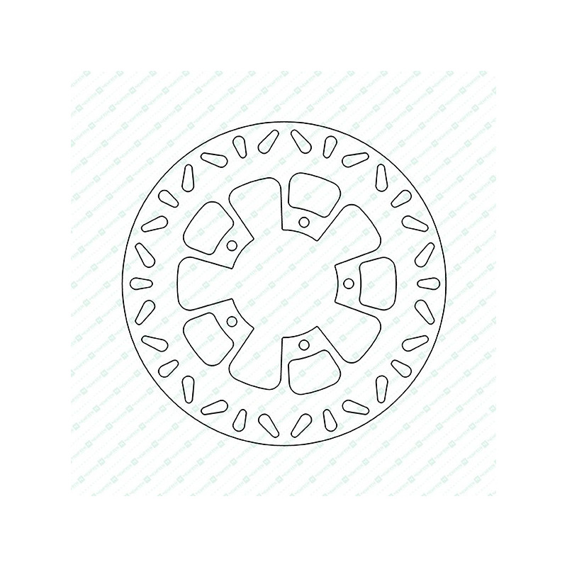 DF5064A-Newfren stalen remschijf star