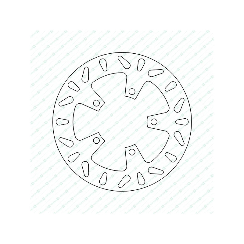 DF5066A-Newfren stalen remschijf star