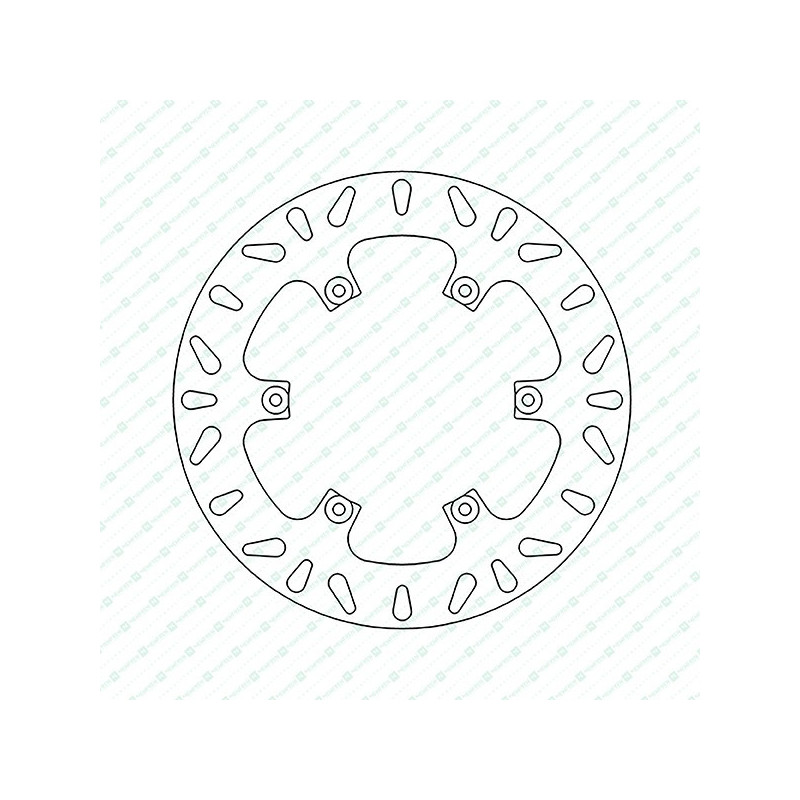 DF5068A-Newfren stalen remschijf star