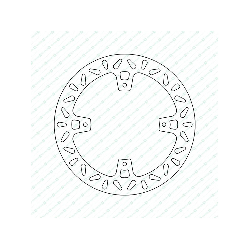 DF5076A-Newfren stalen remschijf star