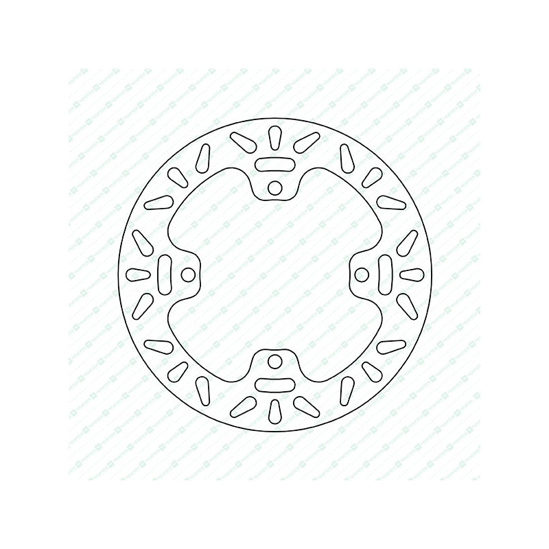 DF5080A-Newfren stalen remschijf star