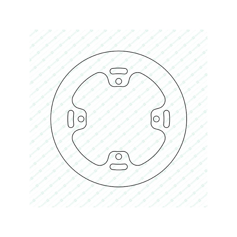 DF5080AP-Newfren stalen remschijf vaststaand