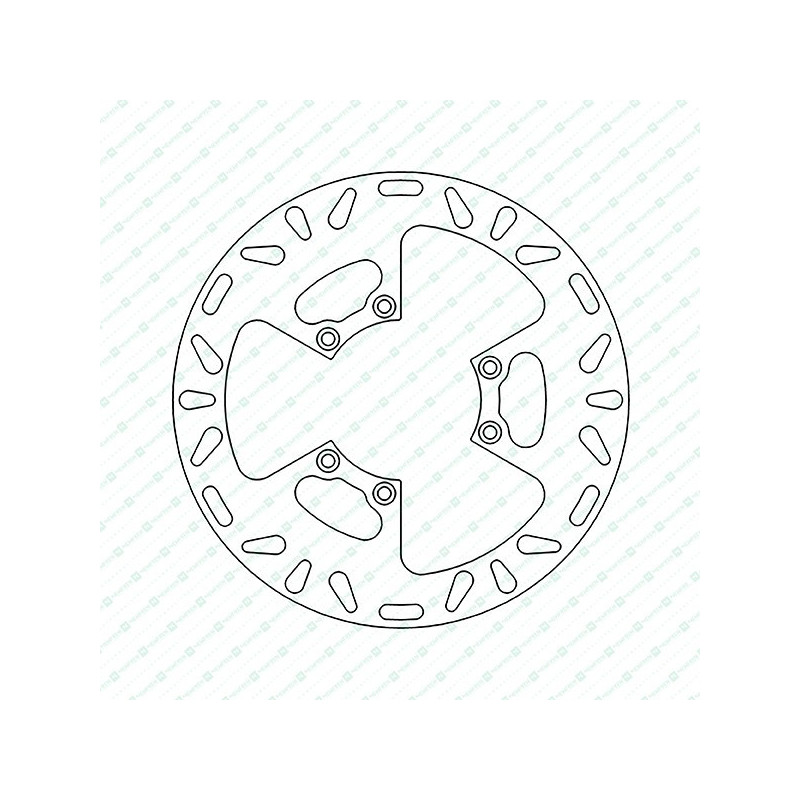 DF5091A-Newfren stalen remschijf star