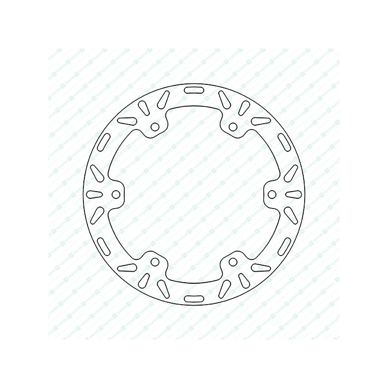 DF5094A-Newfren stalen remschijf star